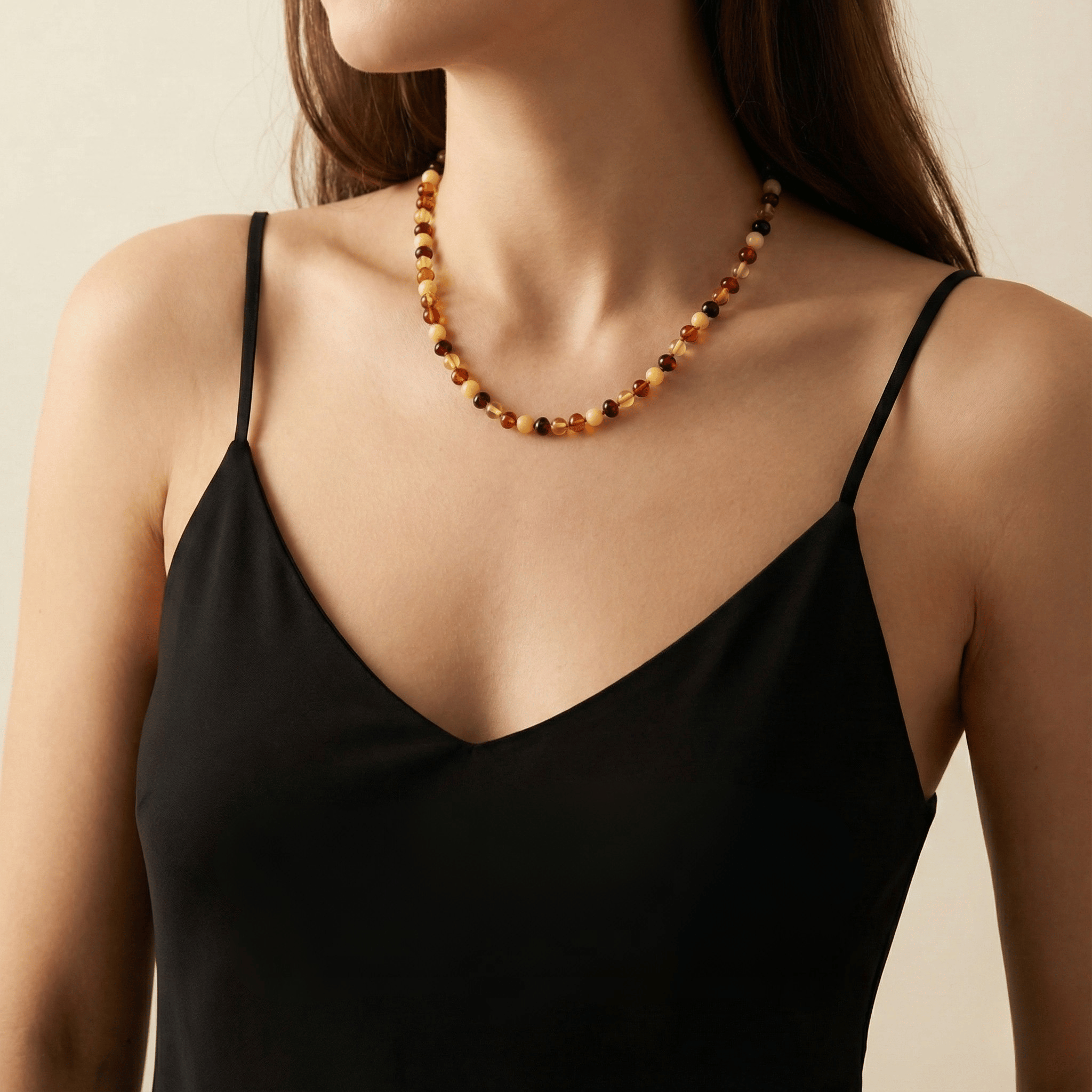 Genuine Baltic Amber Necklace – Multicolor Amber Beads | Naturamber