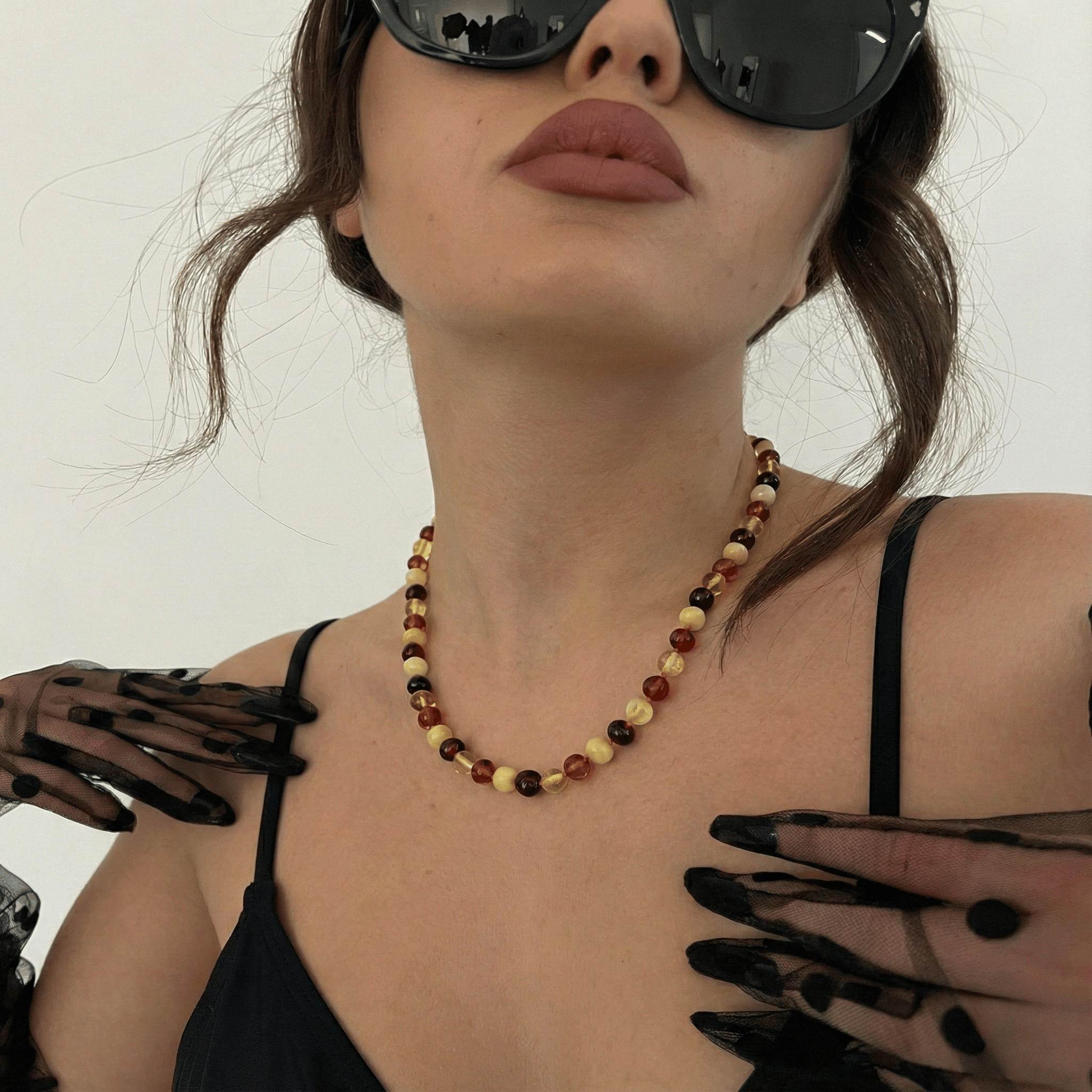 Genuine Baltic Amber Necklace – Multicolor Amber Beads | Naturamber