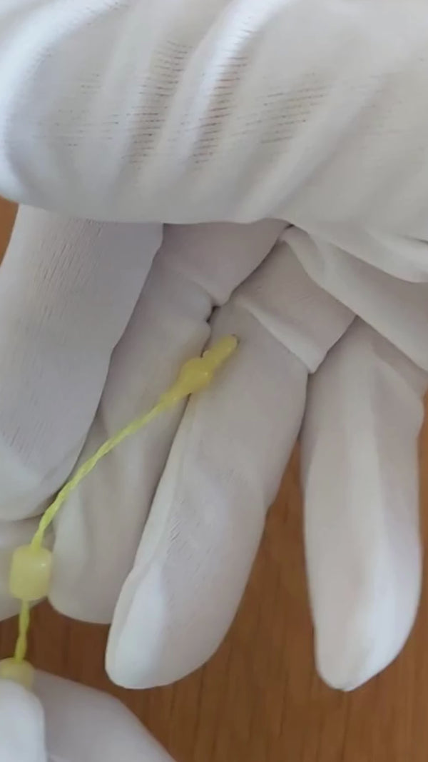 Beyaz Sütlü Kaya Damla Kehribar Tesbih — 9×6 mm Fıçı Kesim · 33 Tane · Sistemli - Baltık kehribarı