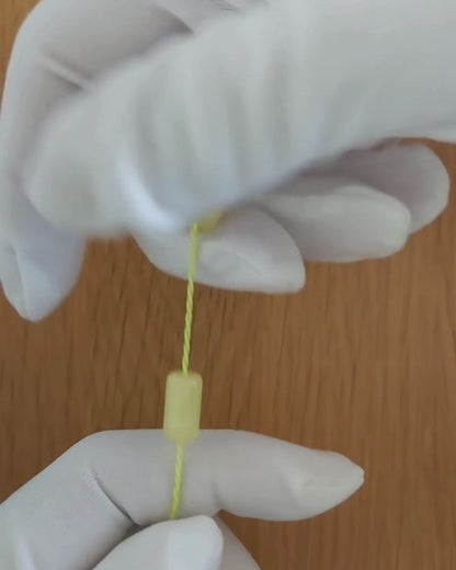 Beyaz Sütlü Kaya Damla Kehribar Tesbih — 13,5×7,5 mm Fıçı Kesim · 33 Tane · Sistemli - Rusya kehribarı